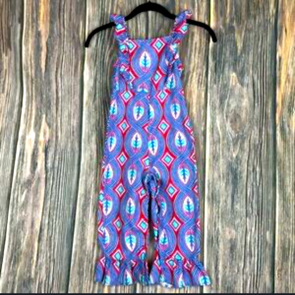 Ruffle Jumpsuit NWOT 2t